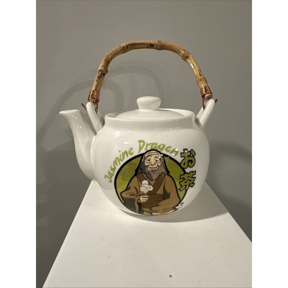Avatar The Last Airbender Jasmine Dragon Teapot – Uncle Iroh – Bamboo Handle